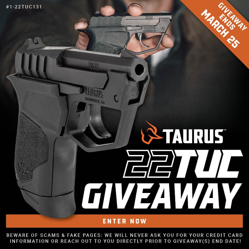 Taurus 22TUC 22LR PistolGiveaway