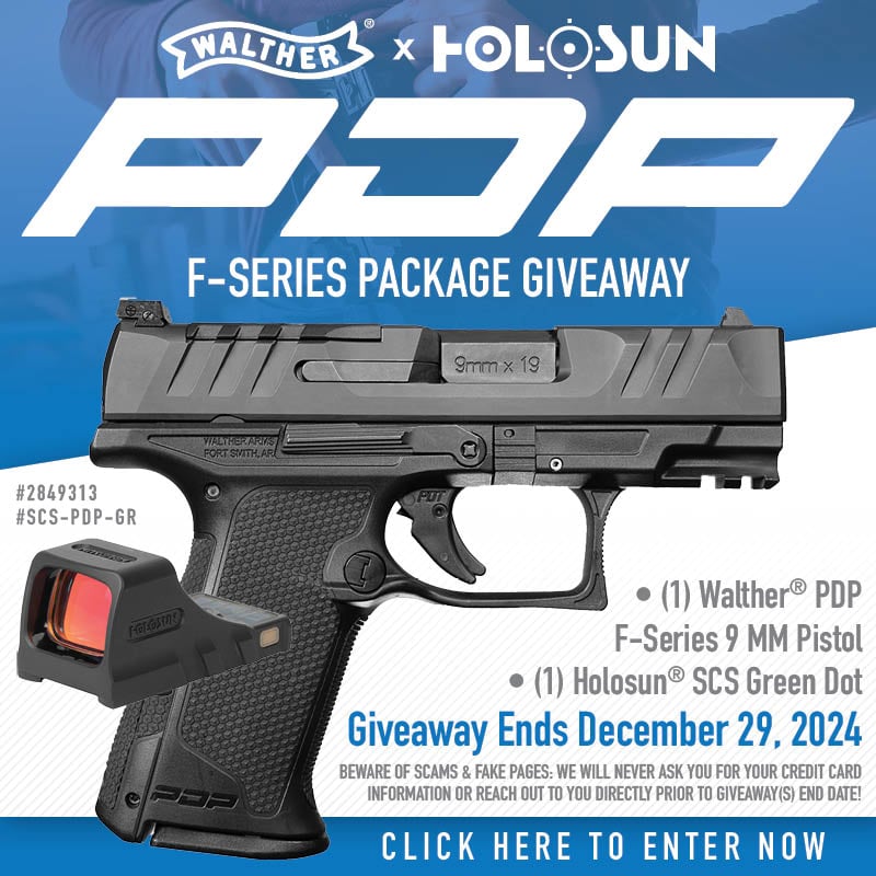 Walther PDP Pistol and Holosun Giveaway