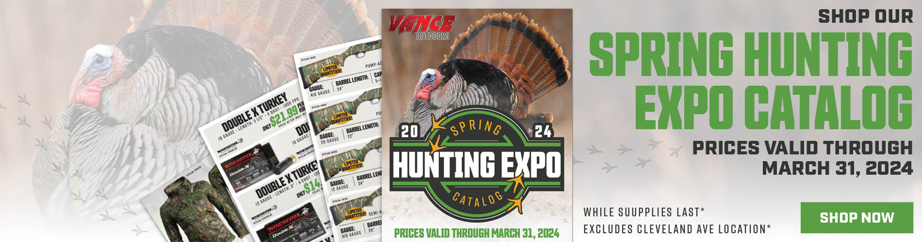 Spring Hunting Sale Flyer