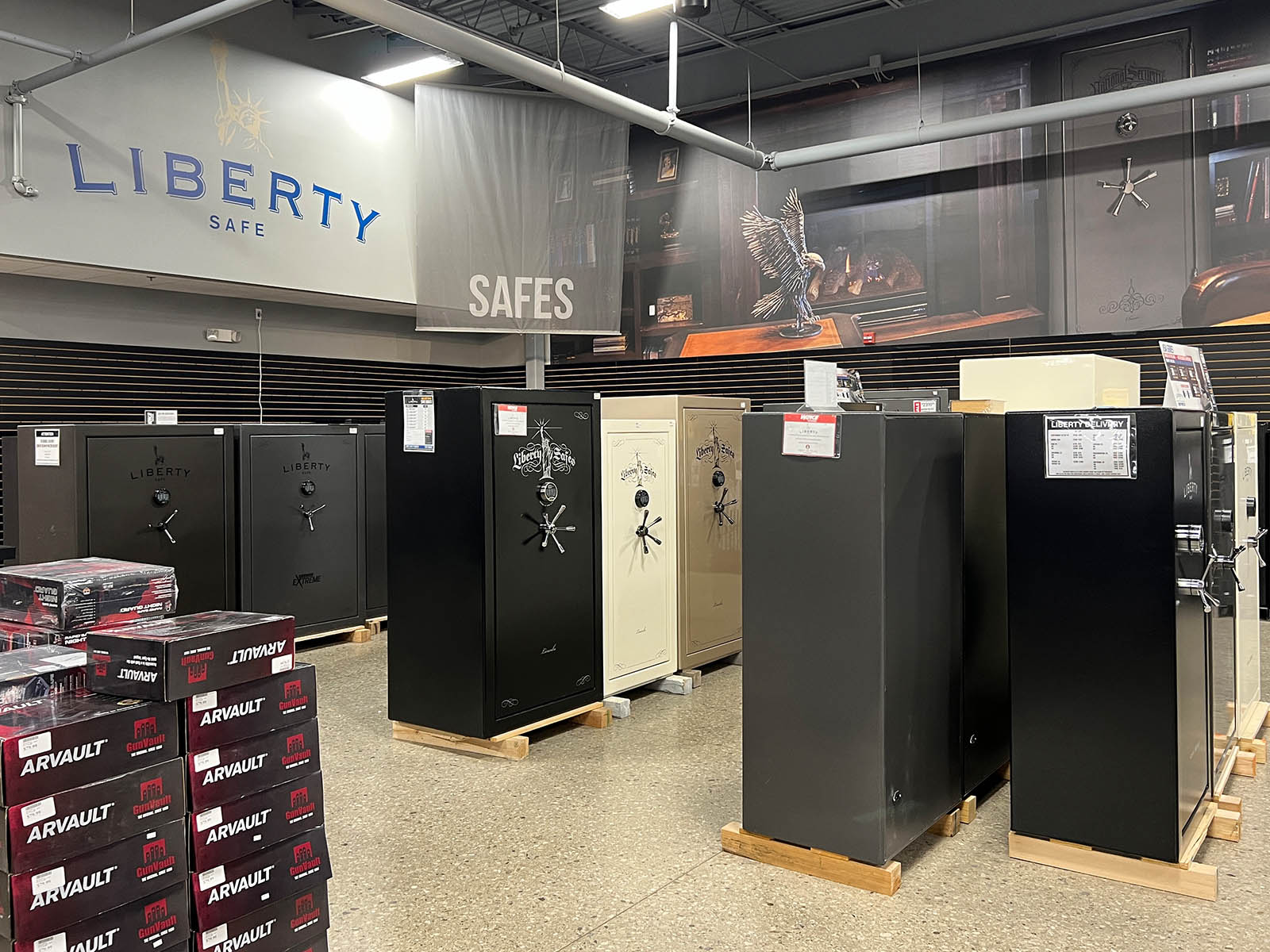 Liberty Safes at Vance Outdoors Obetz