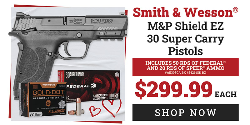 3459 Combo 13458 Combo - Smith & Wesson M&PP Shield EZ 30 Super Carry Pistol Combos