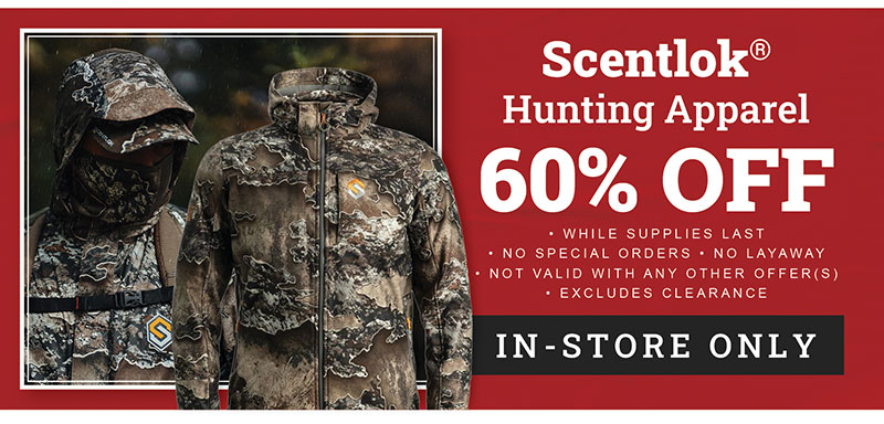 60% Off - Scentlok Hunting Apparel